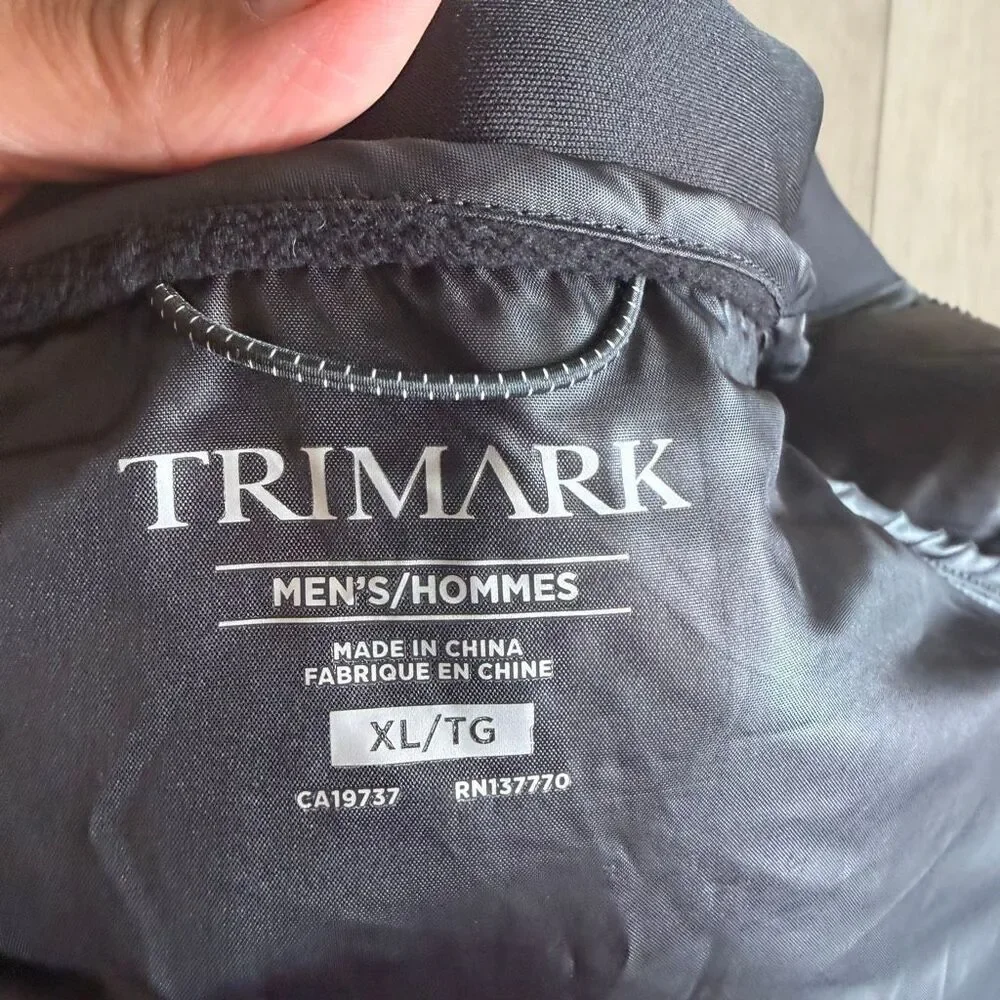 Trimark Hybrid Insulated men’s black jacket size XL